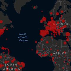 Mapa del coronavirus en el mundo, en tiempo real hoy, 23 de mayo: casos y muertos