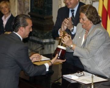 Entrega de premios al Mérito deportivo al Levante en 2010.