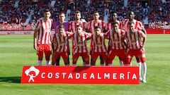 Once del Almería contra Las ^Palmas.