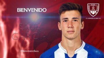 Saúl García, jugador del Numancia.