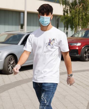 Asensio durante las pruebas médicas realizadas esta mañana en la Ciudad Deportiva del Real Madrid. 