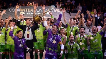 Palma Futsal celebra la conquista de su tercera Intercontinental.