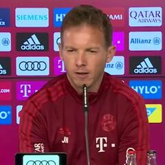 Nagelsmann, no se pronuncia sobre Lewandowski: "Preguntadle al jugador"