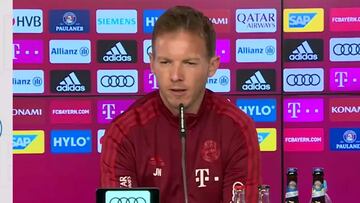 Nagelsmann, no se pronuncia sobre Lewandowski: "Preguntadle al jugador"