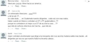 DT mexicano dirigirá en Guatemala pese a críticas