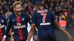 Neymar praises "special" Mbappé after Lyon four-goal haul