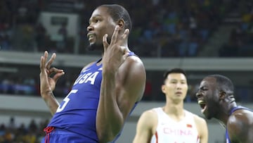 Kevin Durant ante China.
