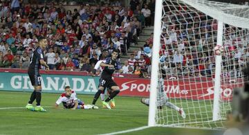 Boom. Morata scores against Granada.