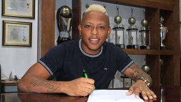 Jhon Vásquez habló tras su llegada al Deportivo Cali.