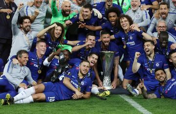 El Chelsea campeón de la Europa League. . 