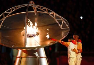 La leyenda del deporte chileno que encendió el pebetero de Santiago 2023