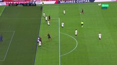 Imagen del fuera de juego en el gol del Atleti.