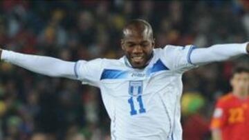 El delantero hondureño <b>David Suazo</b>.