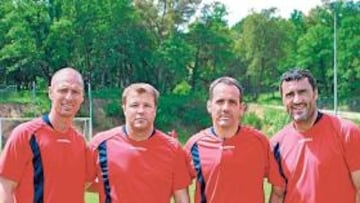 <b>EQUIPO NUEVO. </b>Javi Salamera, Miquel Olmo, Gorka Etxeberria y Toni Jiménez llevarán las riendas de un Girona en apuros.