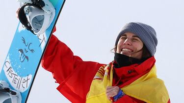 Una mina en la nieve