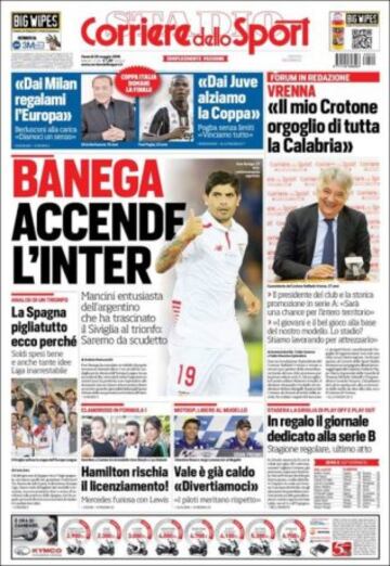 Portadas de la prensa mundial