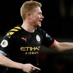 De Bruyne se ceba con un Arsenal en crisis