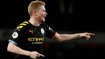 De Bruyne se ceba con un Arsenal en crisis