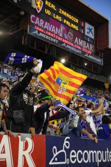 Real Zaragoza-Las Palmas en imágenes