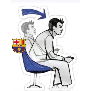 Robo, atraco... Los memes m¨¢s divertidos del Cl¨¢sico