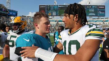 Mac Jones is currently with the Jacksonville Jaguars, having been traded from the New England Patriots.