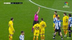 La secuencia de la expulsión de Piqué: Se encara con Nico