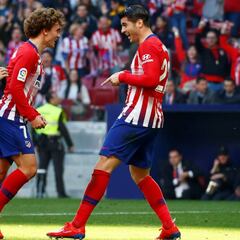 El Atleti tendrá que redistribuir el 28% de los goles sin Griezmann