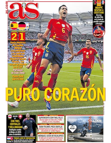 Las portadas de AS de julio