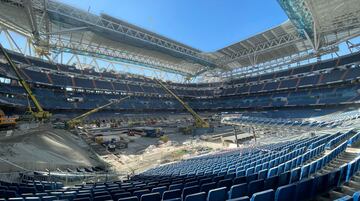 Estado del Santiago Bernabéu, este viernes 1 de julio.