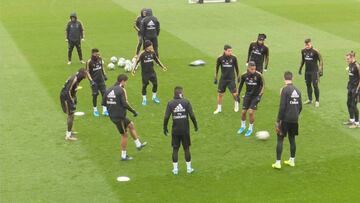 El Madrid ultimó el duelo contra el Athletic sin Casemiro