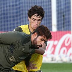 El Atlético se sigue entrenando con relativa normalidad