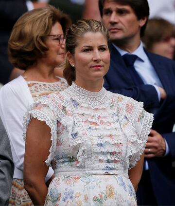 La extenista profesional suiza de la WTA Mirka Federer. 