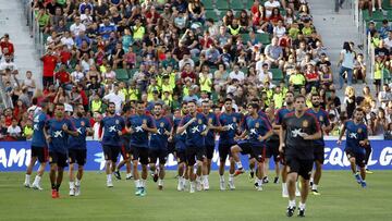10/09/18 PREVIA PARTIDO UEFA NATIONS LEAGUE
SELECCION ESPAÑOLA ESPAÑA - CROACIA
ESTADIO MANUEL MARTINEZ VALERO ENTRENAMIENTO
GRUPO