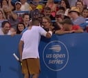Otra locura de Kyrgios: esto hizo cuando sacaba por el partido