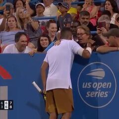 Descalzaperros de Kyrgios: montó este show en el punto decisivo para meterse en la final