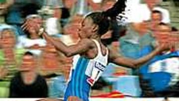 EN PELIGRO. Niurka hizo este salto sin conocer que era objetivo.