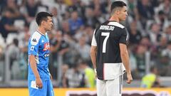 Cristiano Ronaldo le dio la bienvenida a 'Chucky' Lozano en la Serie A