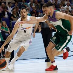 Real Madrid - Unicaja: resumen y resultado, ACB (102-90)