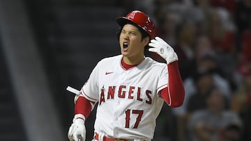 Shohei Ohtani con los Angels