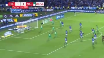 La espectacular triple parada del venezolano Fari?ez ante Nacional