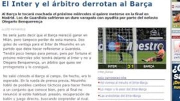 La prensa catalana habla de "robo a la italiana" y "atraco"