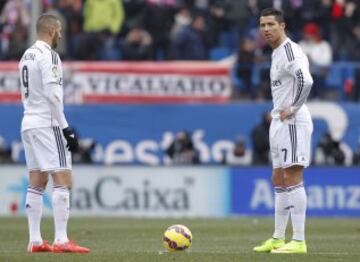 Benzema y Cristiano Ronaldo. 