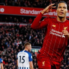 Van Dijk elige su quinteto favorito de la Premier League