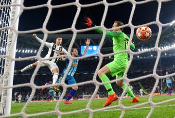 12 de marzo de 2019. Partido de vuelta de los octavos de final de la Champions League en Turín frente a la Juventus (3-0). Cristiano Ronaldo marcó el 1-0.