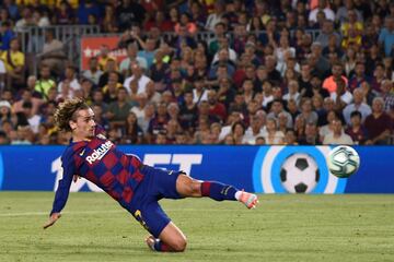 1-1. Antoine Griezmann marc¨® el tanto del empate.