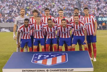 Once inicial del Atlético.