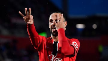 Muriqi le hizo tres goles al Mallorca en el último partido liguero.