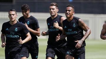 Danilo, Kovacic y Achraf.