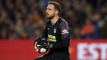 Oblak con el Atlético.