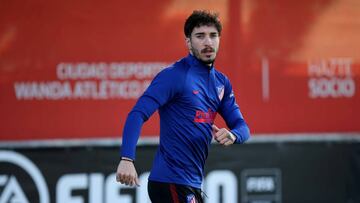 Vrsaljko entrenando con el Atl&eacute;tico